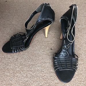 Cole Haan Valencia Open Toe Strappy Heeled Sandal
